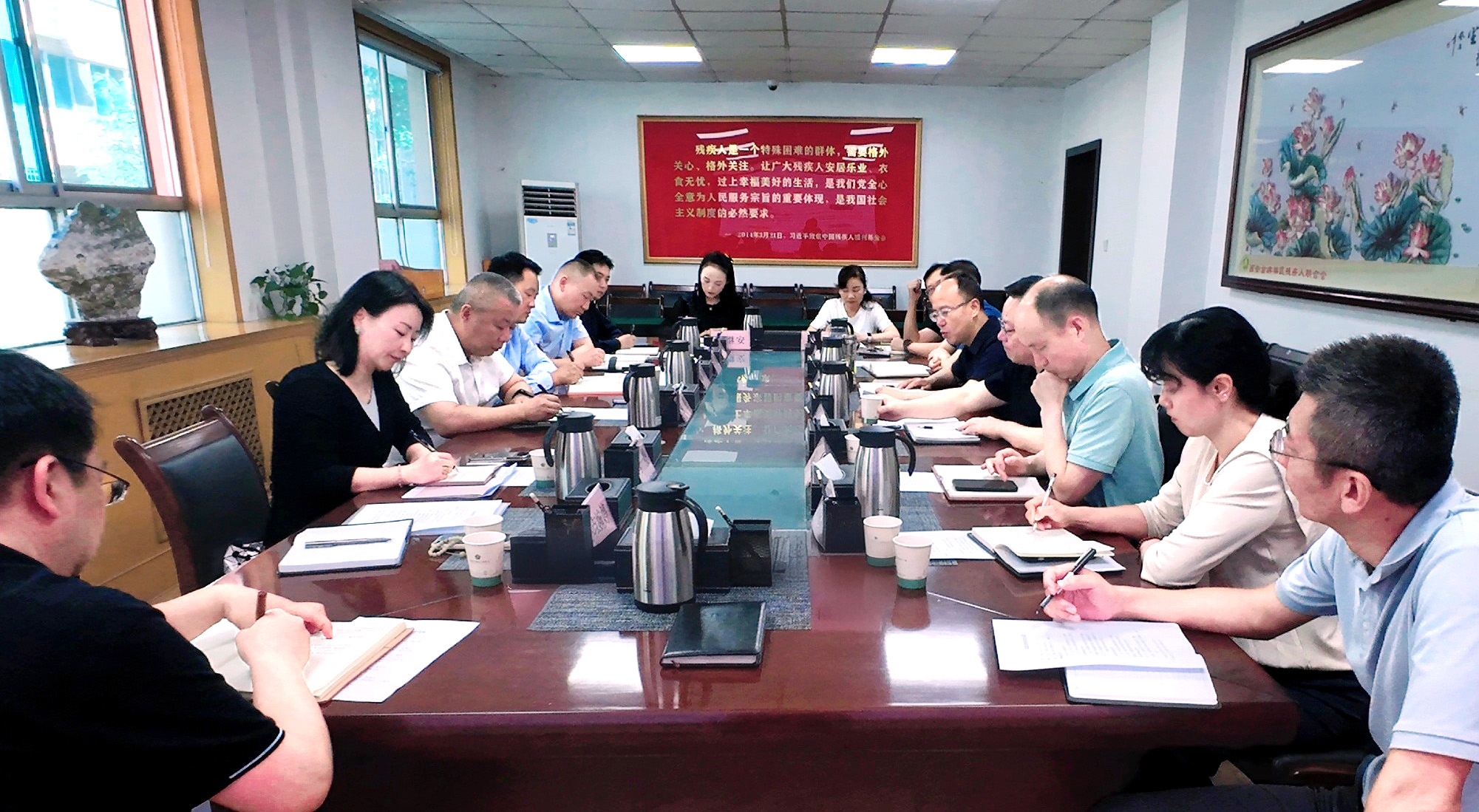 强盛一行赴西安市残疾人联合会开展专题调研——共商残疾人康复养老事业发展，探索科技助残服务新模式